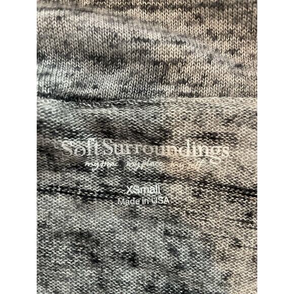 Soft Surroundings Size XS Sweater Gray Ombré Cowl Neck Long Sleeves - Picture 3 of 6
